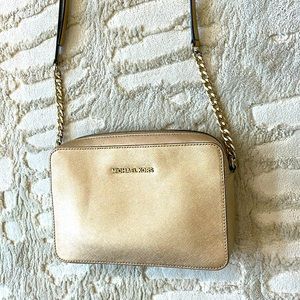 Michael Kors Leather Jet Set East West Crossbody